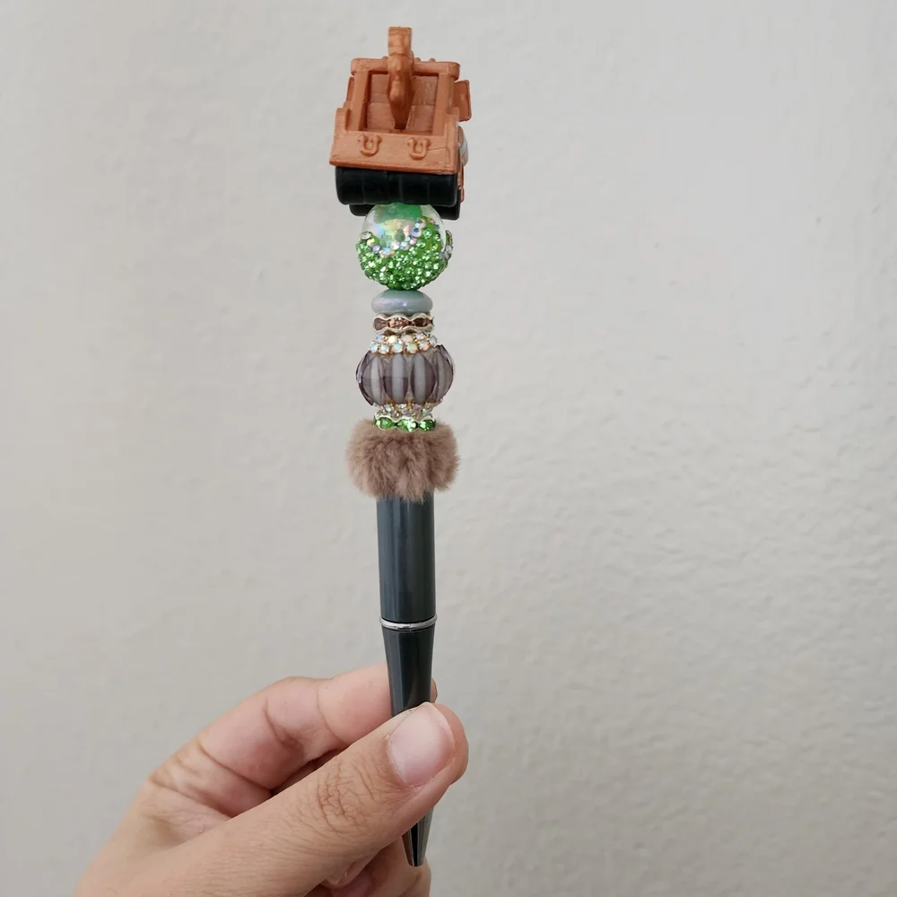 Disney Cars Mater Doorable Custom Beaded Pen Black Ink